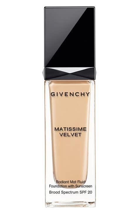 givenchy matissme velvet foundation rrp|Matissime Velvet Radiant Mattifying Fluid Foundation SPF 20.